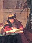 Jean Baptiste Simeon Chardin Canvas Paintings - Portrait of Joseph Aved